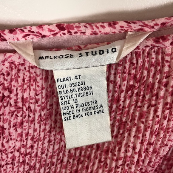 Melrose Studio Floral Pleated Skirt - Picture 5 of 5